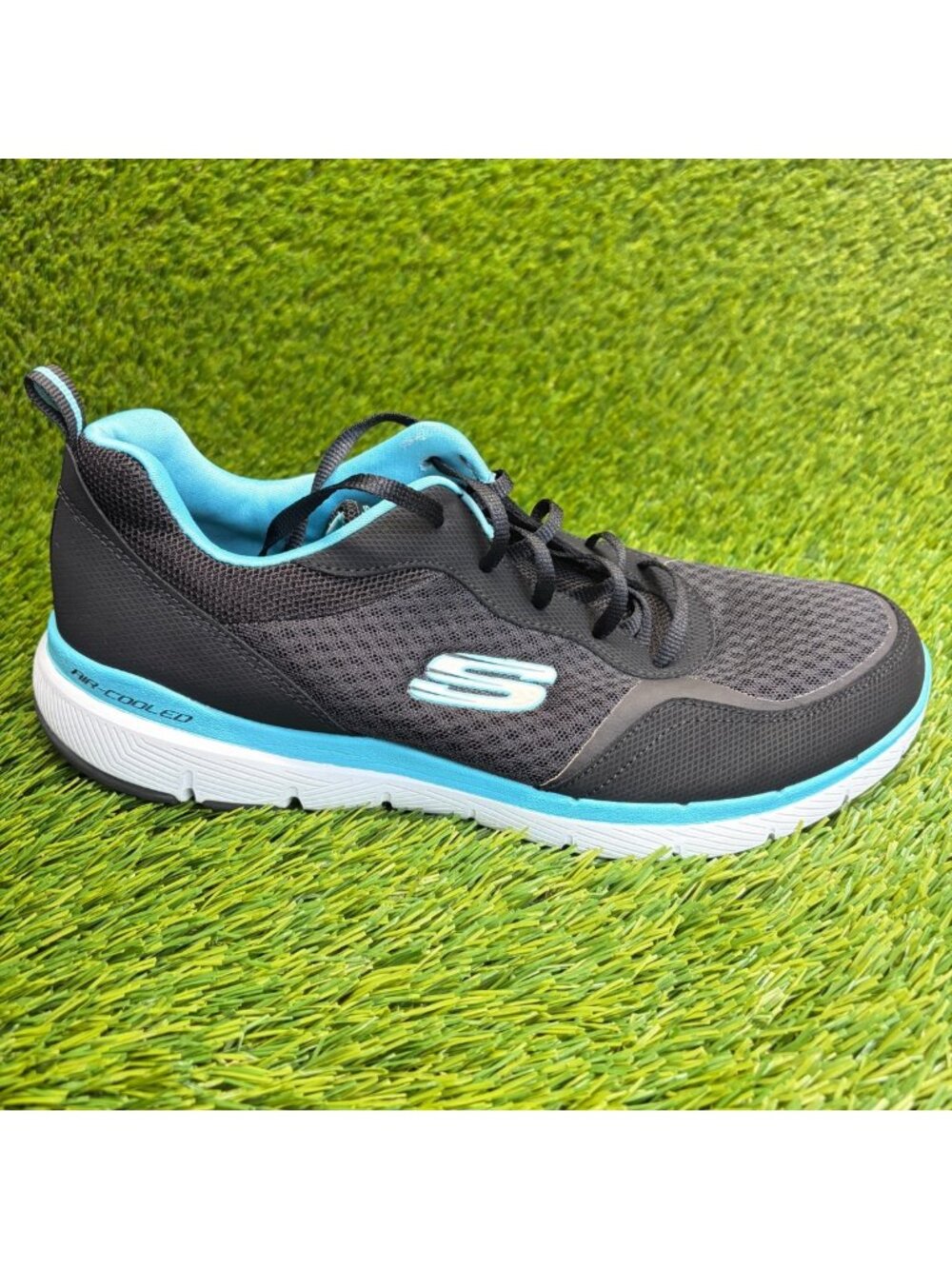 Skechers Flex Appeal 3.0 Go Forward Womens Size 11 Black Running Shoes Sneakers